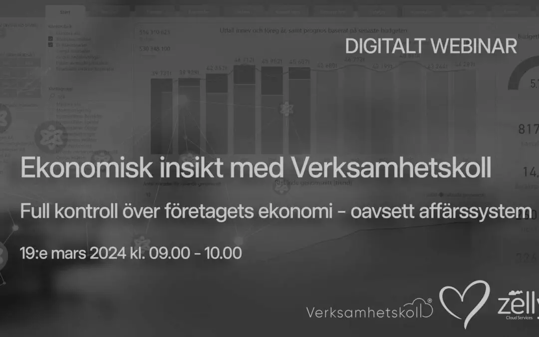 Tidigare Webinar: Ekonomisk insikt med Verksamhetskoll